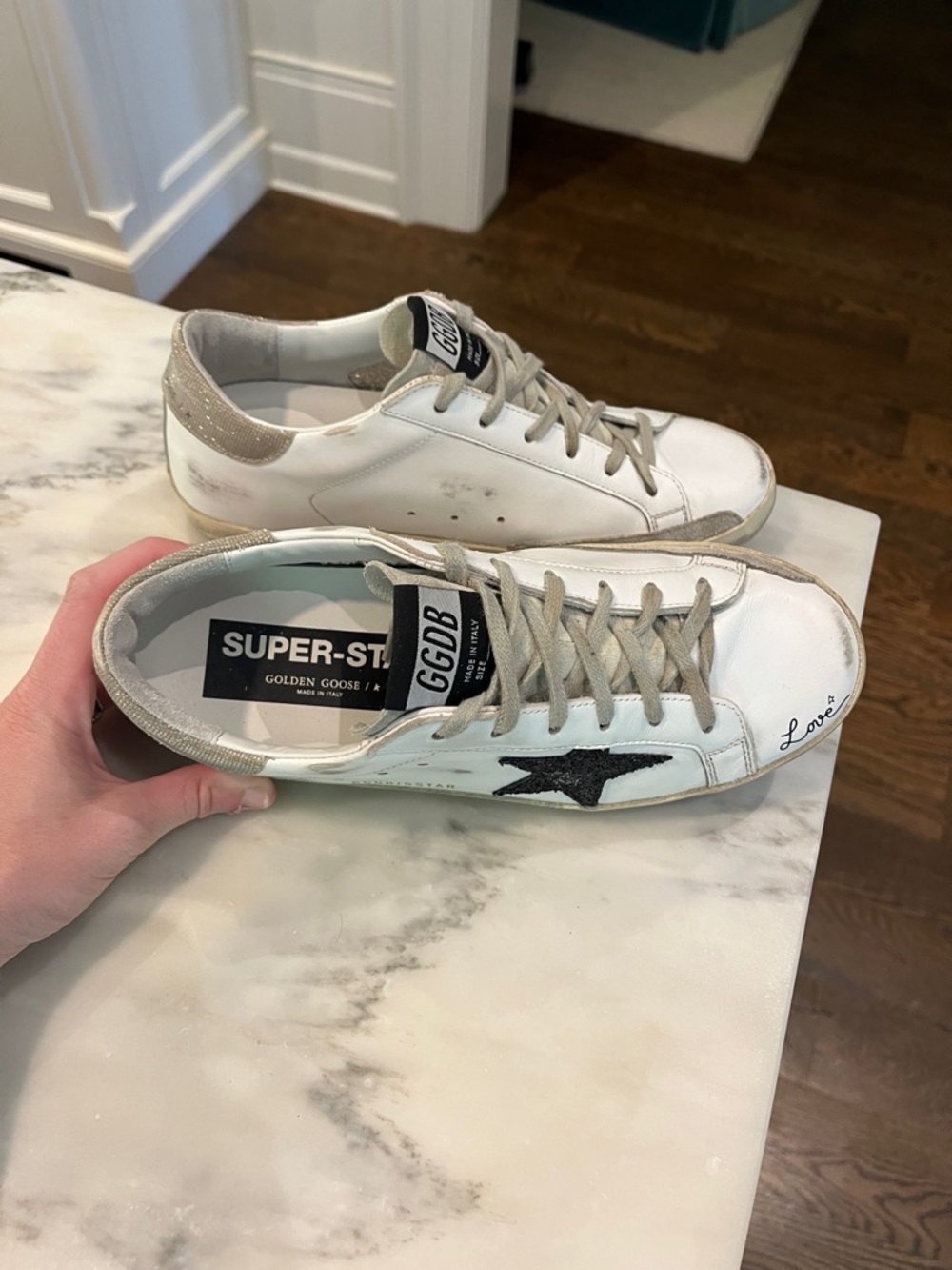 Authentic Golden Goose Sneakers Size 38- AMAZING CONDITION - Picture 4 of 9